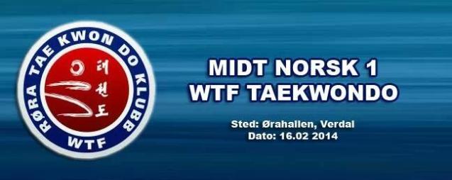 Lister klare til Midt-Norsk I i WTF-Taekwondo 16.februar i Verdal - thumbnail