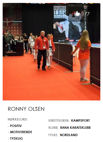 Finalist Ronny Olsen