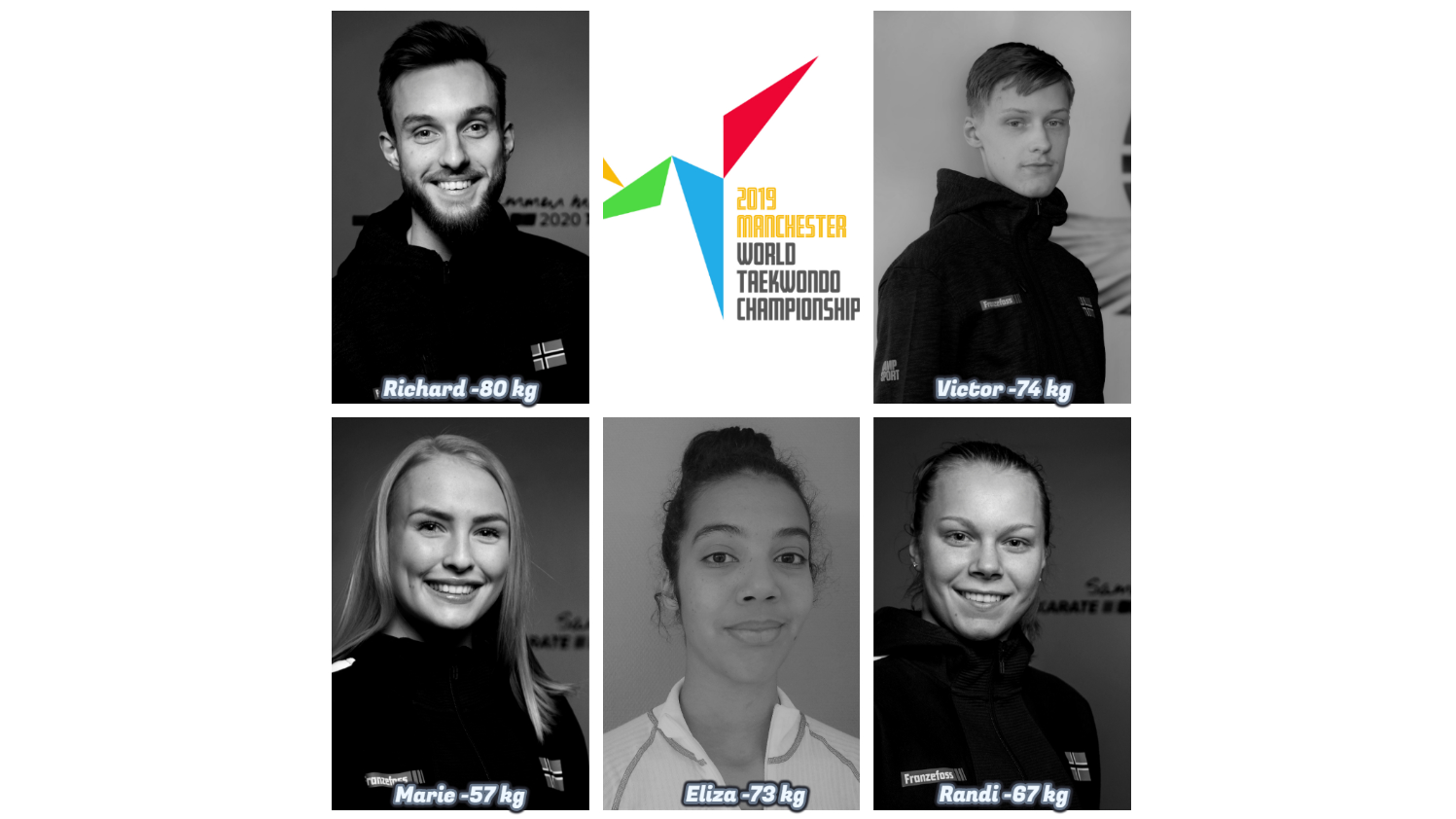 VM-laget i taekwondo er klart