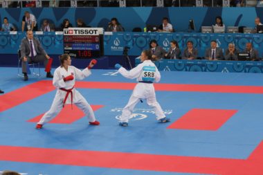 Karate-utøver Bettina Alstadsæther konkurrerer om OL-billett i European Games   - thumbnail