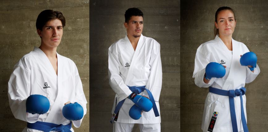 Norske karate-utøvere til OL-anlegget i Japan for å konkurrere - thumbnail