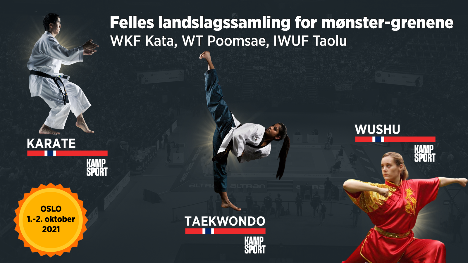 Tverrfaglig landslagssamling for mønster-grenene