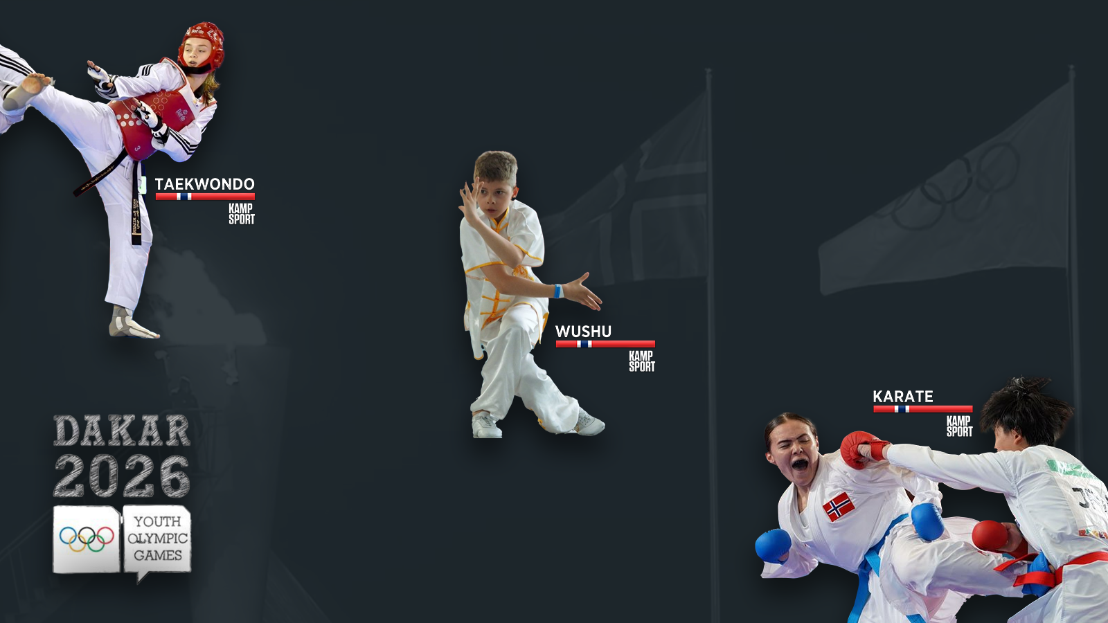 Ungdoms-OL i Dakar 2026: Vi søker klubber og utøvere