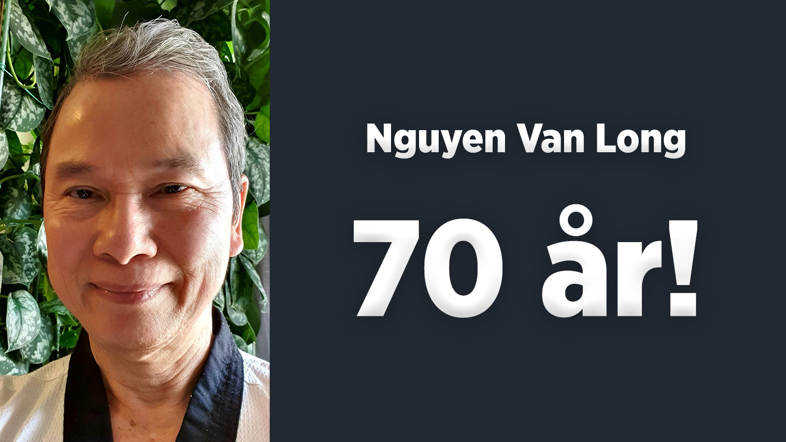 Taekwondo-seksjonen gratulerer en jubilant!