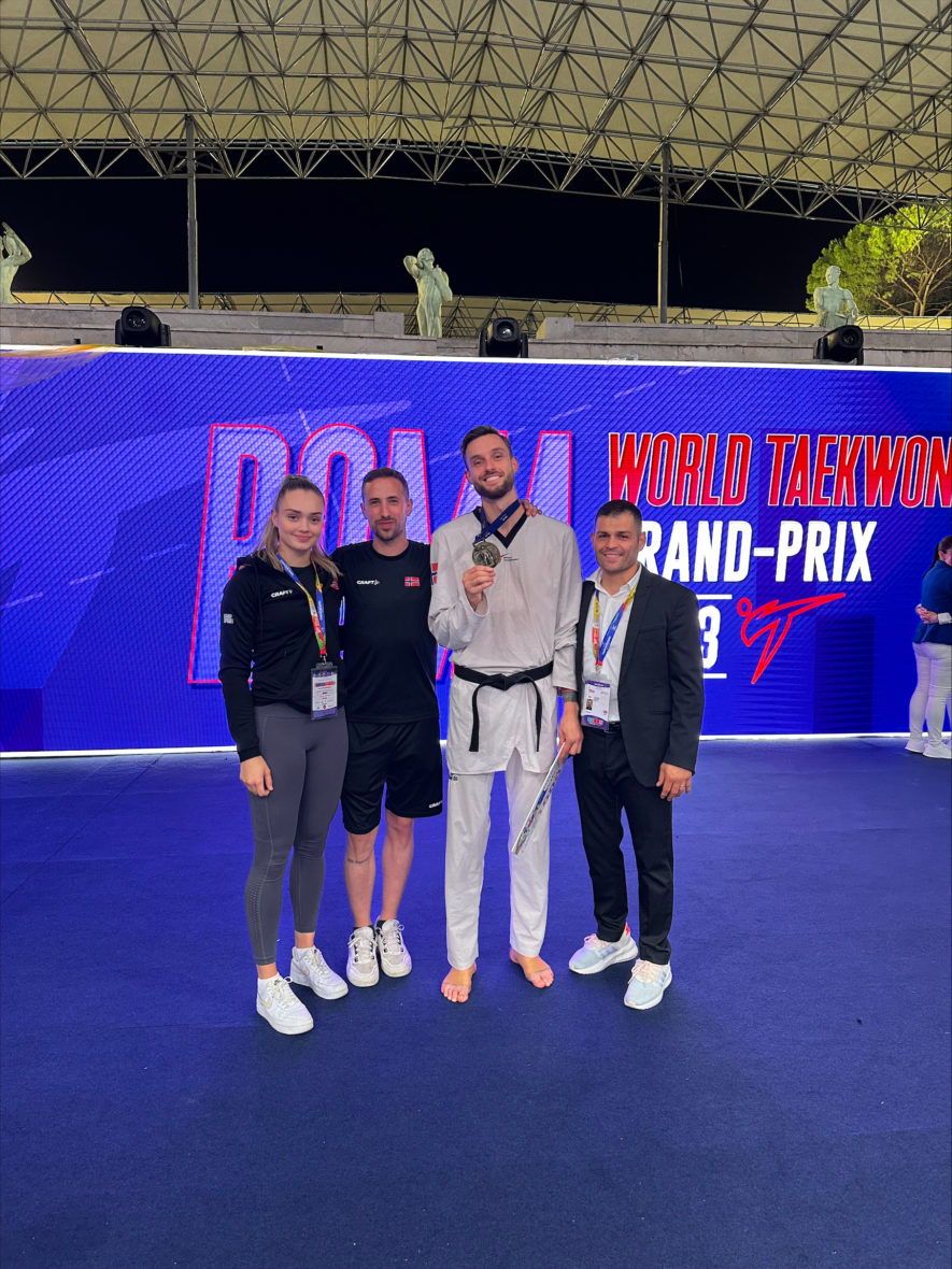 Taekwondo-utøveren Richard Ordemann vinner bronse i Grand Prix i Roma - thumbnail