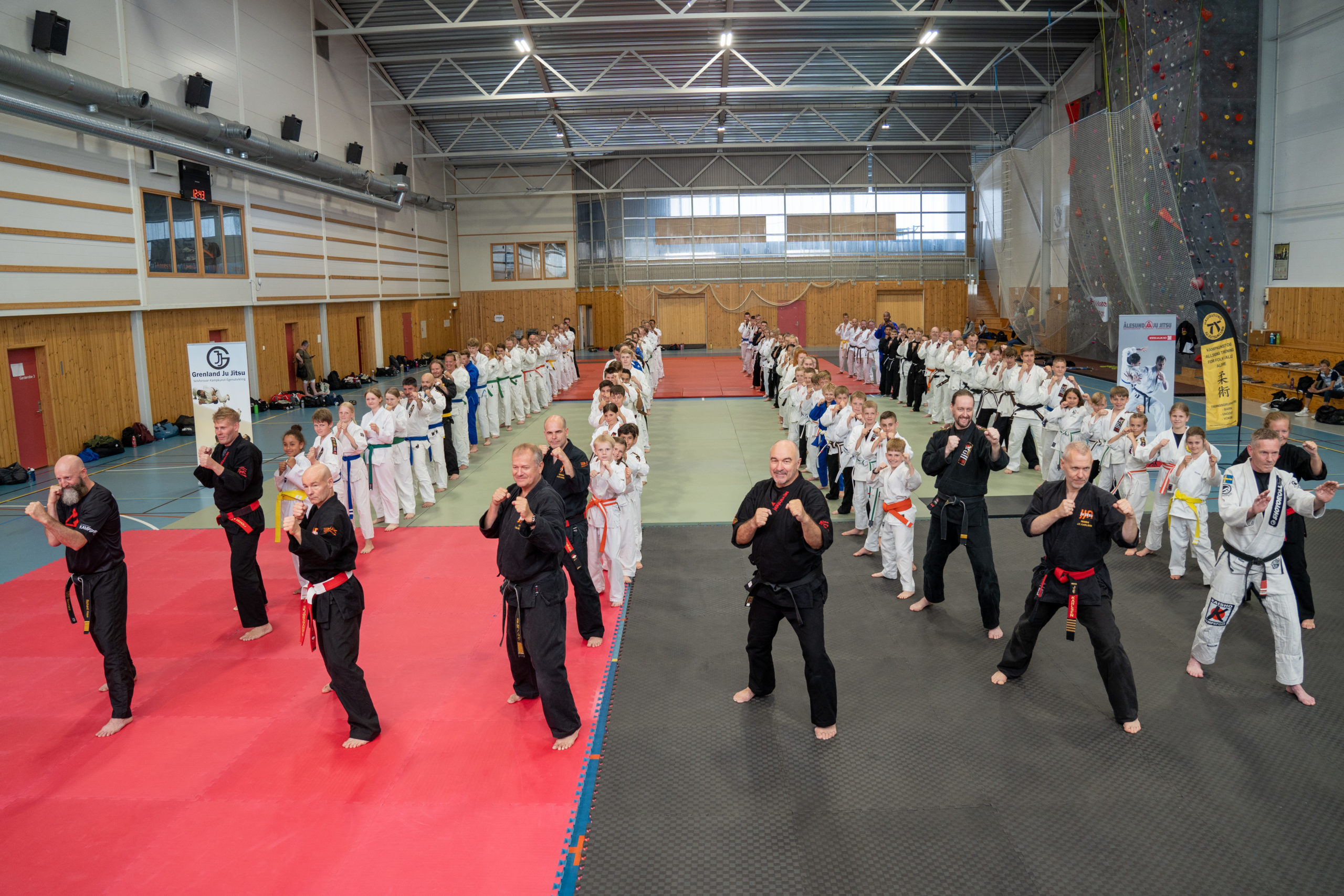 God stemning på årets store sommerleire i jujitsu