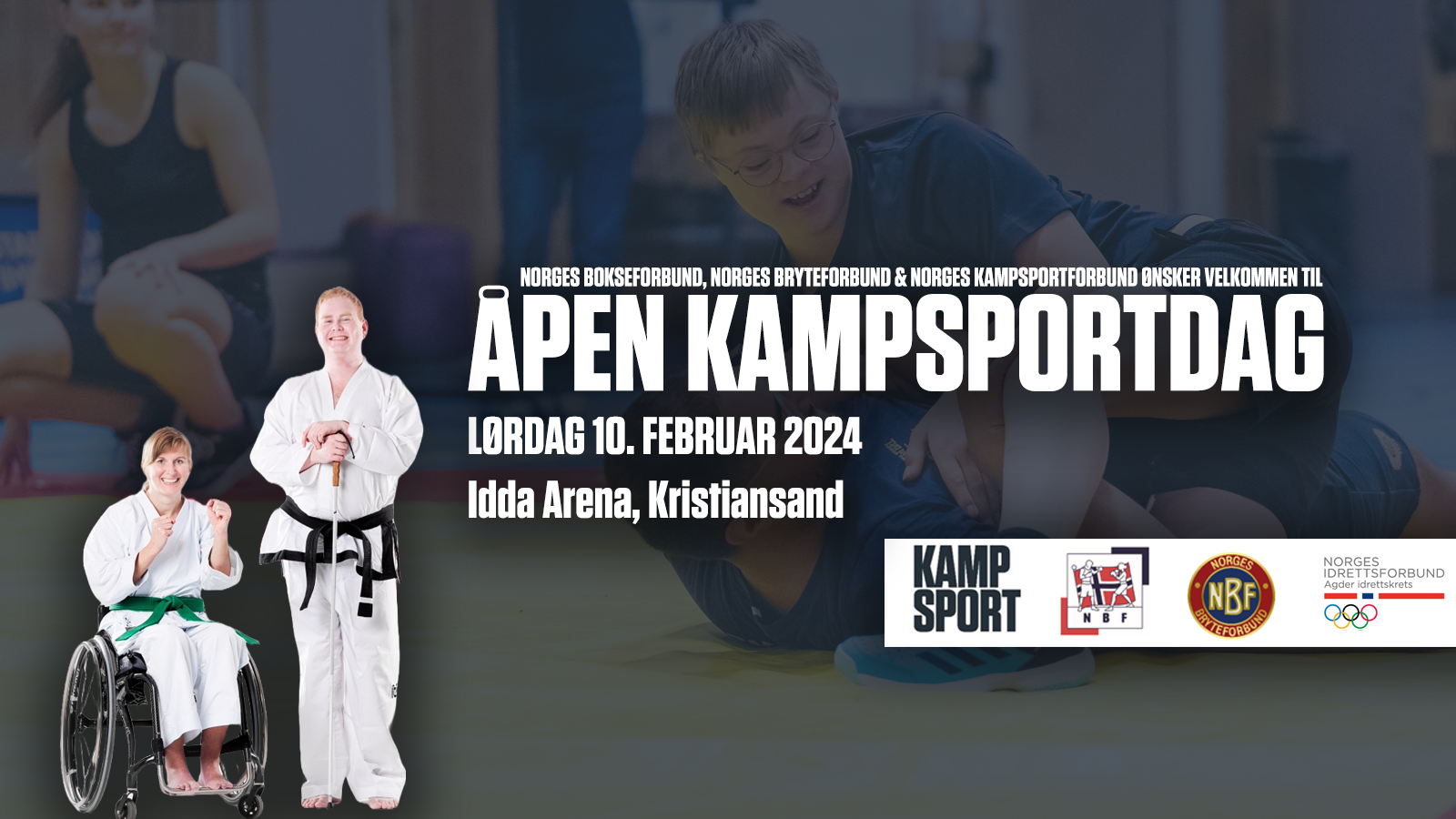 Velkommen til åpen kampsportdag i Kristiansand