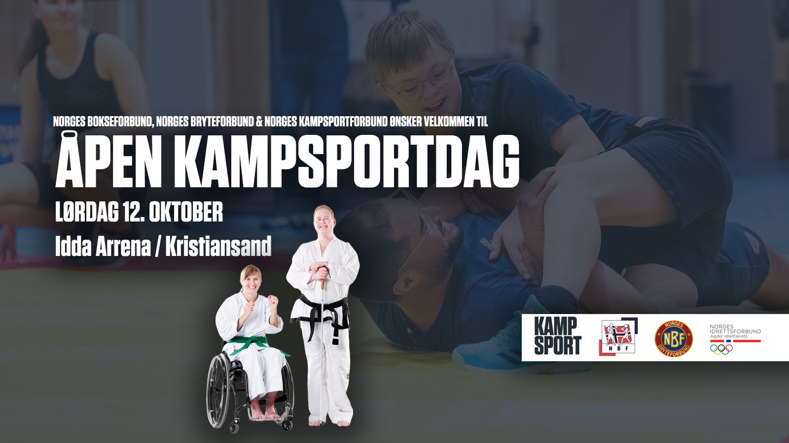 Åpen kampsportdag for paraidrett – Kristiansand
