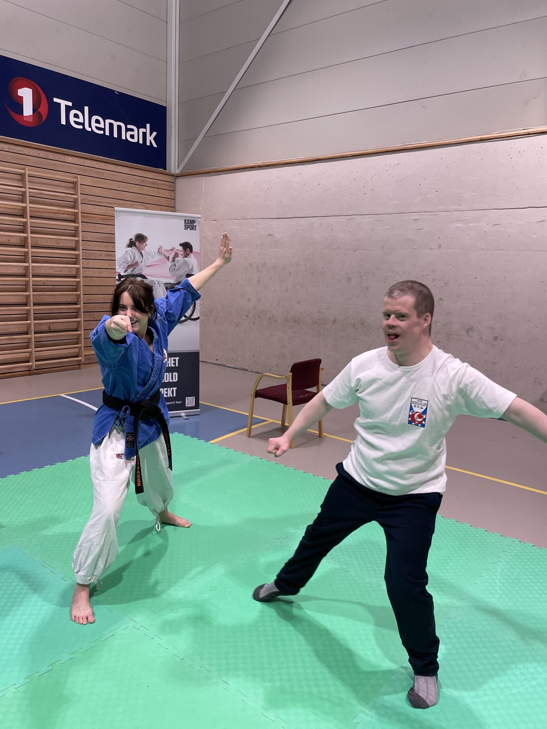 Kampsportglede i Skien