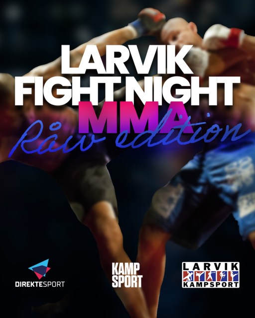 Bli med på MMA Fight Night i Larvik 20.juni🔥 

Sammen med Larvik Kampsportklubb inviterer vi til en dag med mange spennende kamper! 

Påmelding her: 
https://docs.google.com/forms/d/e/1FAIpQLSfdhcJ4AWnrX7Psi6sh_T5GiC16SFIrrOLiW8IWt76zCdyYdw/viewform

Påmeldingsfrist 20.mai❗️

👉🏼Medlemskap (viktig!)
✔️ Du må ha medlemskap i klubb/idrettslag i NKF, har du ikke dette så kan du enkelt melde deg inn i en klubb for å delta
✔️ Må være aktivt og betalt for 2026 før konkurransen
✔️ Blir sjekket før deltakelse (må være i orden senest 15.06.26) Ta kontakt om du trenger hjelp!

Vi gleder oss!