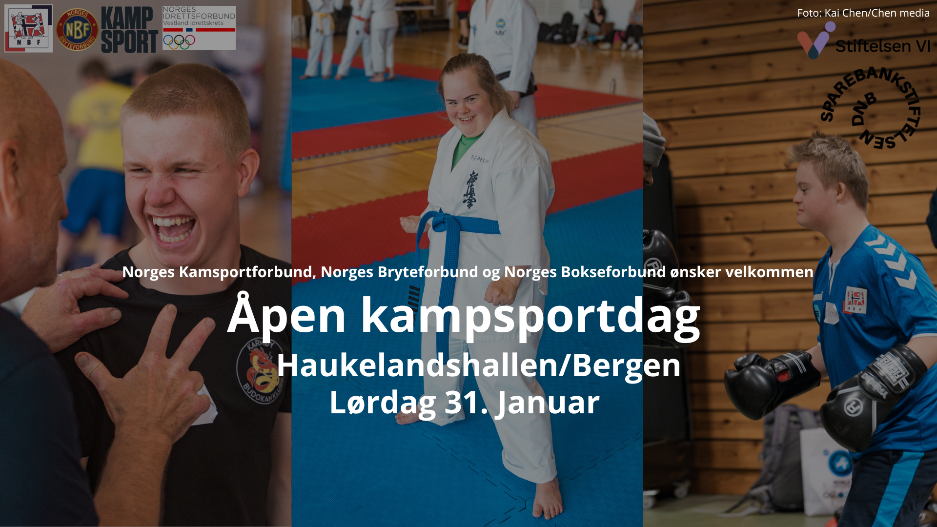Para: Velkommen til Åpen kampsportdag!