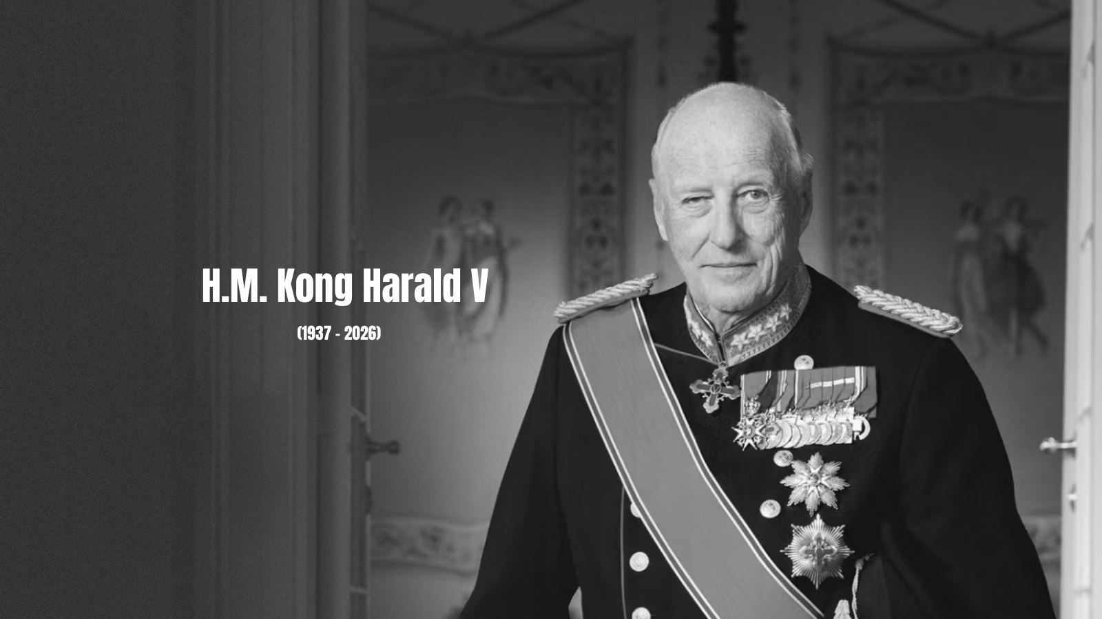 Minneord over Hans Majestet Kong Harald V